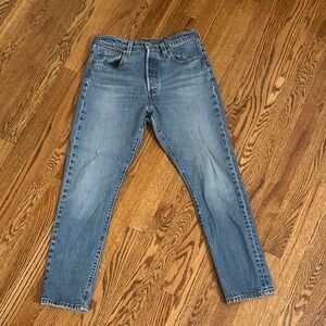 Levi's Women’s Straight Blue Jeans